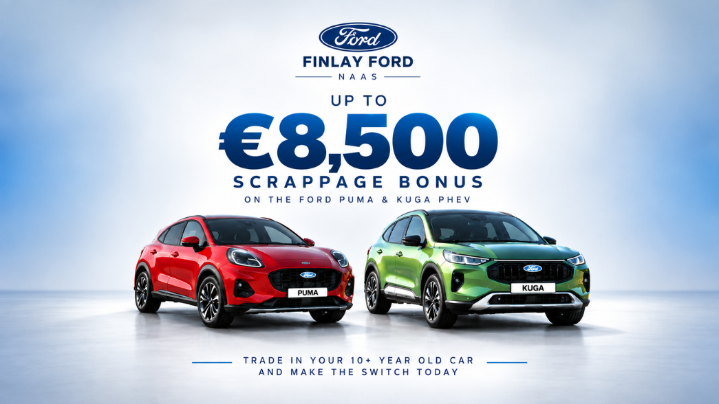 Exclusive Hybrid Scrappage Bonus at Finlay Ford Naas